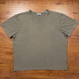 Buck Mason T Shirt Mens XL Gray Hemp Cotton Crew Neck Short Sleeve Retro Basic